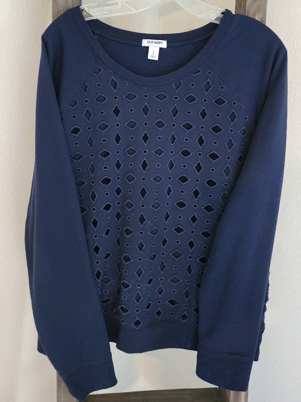 Old Navy Large Navy Blue Sweater Shirt